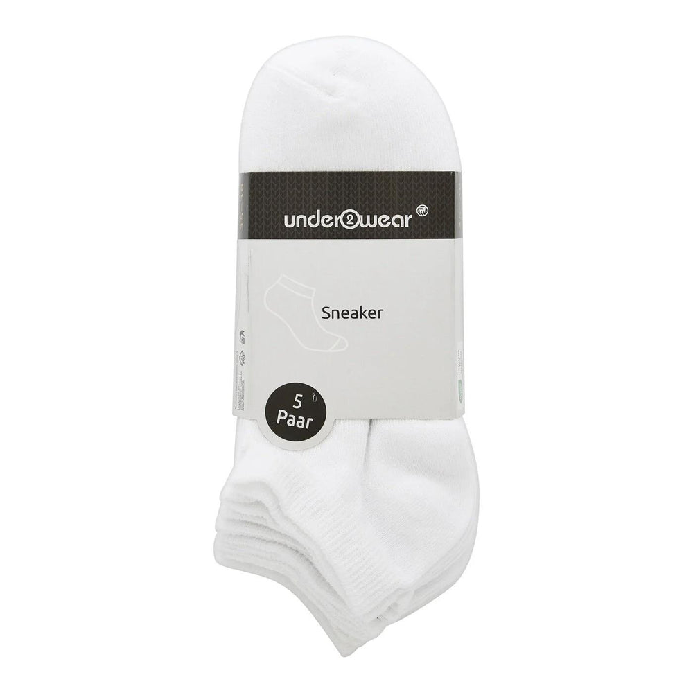Underwear White Sport Socks 5-Pack Size 39-42