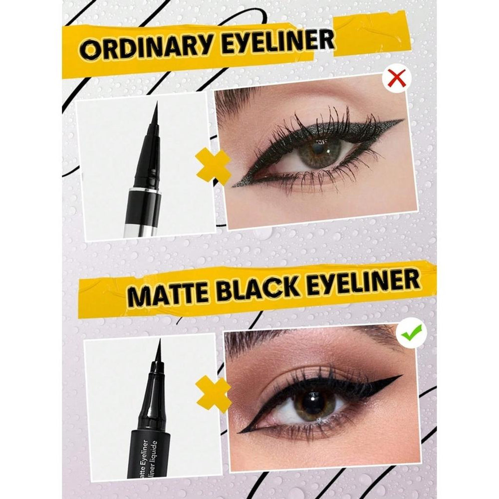 Sheglam Oh So Rich Matte Eyeliner Black for Precise Definition