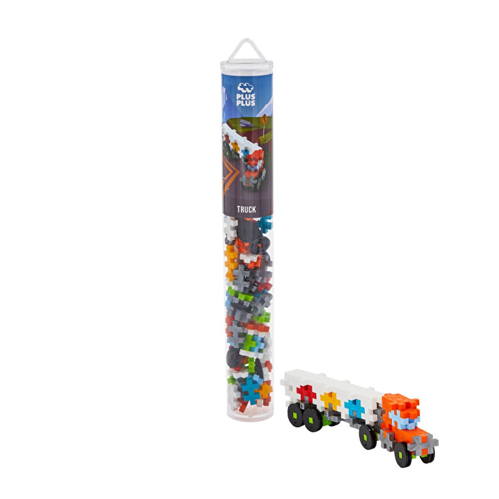 Plus-Plus Construction Toy, 100 Piece Tube - Danish Made Educational Building Blocks for Kids - view 2