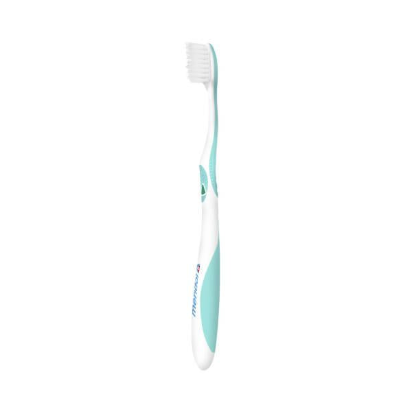 Meridol Soft Manual Toothbrush for Sensitive Teeth and Gums - Gentle Oral Care Toothbrush - Toothpaste