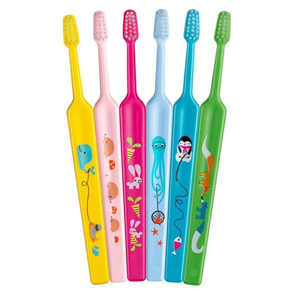 Tepe Good Mini Baby Toothbrush for Infants and Toddlers (0-3 Years) - Gentle Oral Care with Conical Bristle - Toothpaste