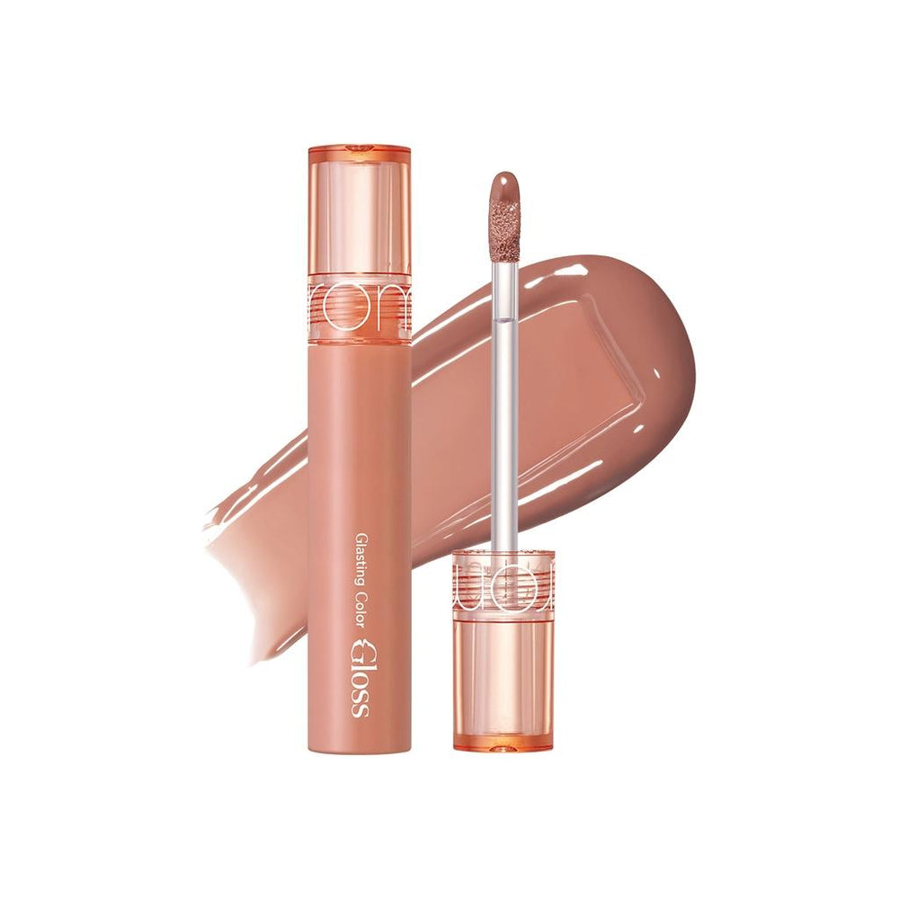 rom&nd Glasting Color Gloss 02 Nutty Vague High-Shine Lip Gloss