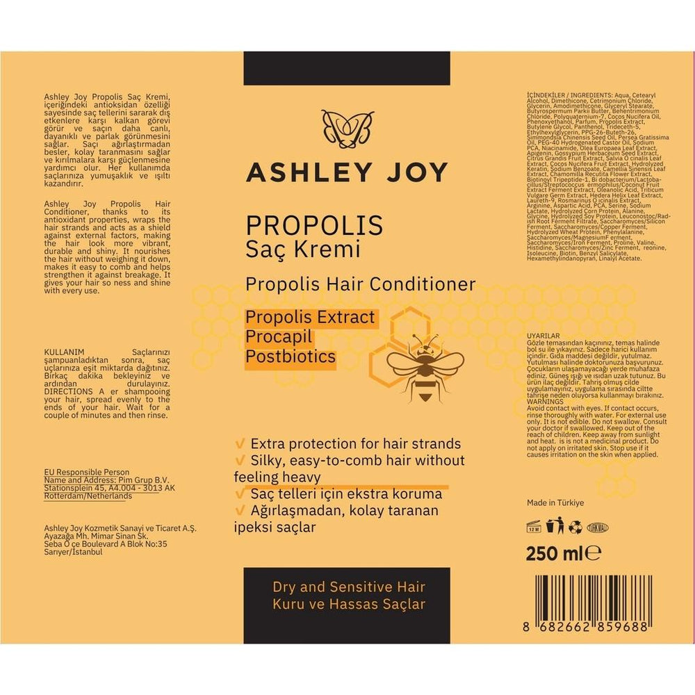 Ashley Joy Propolis Conditioner for Dry & Sensitive Hair 250 ml
