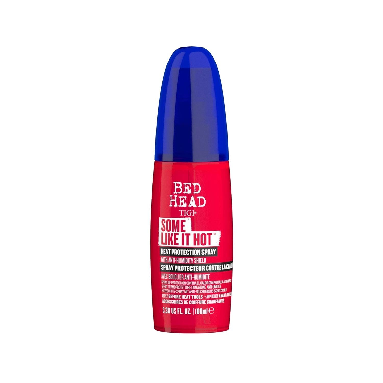 Tigi Bed Head Some Like It Hot Heat Protectant Spray: Ultimate Hair Heat Protection, Prevent Damage &amp; Breakage (3.38 fl oz) Tigi Bed Head Heat Protectant Spray - Protect Hair from Heat Damage heat protectant spray, hair heat protection, Bed Head heat protectant, hair styling protection, heat damage prevention, hair breakage protection, thermal protection spray, heat protection formula, spray application, hair care, heat styling, hair damage, breakage, split ends, healthy hair, hair styling, hair products, b
