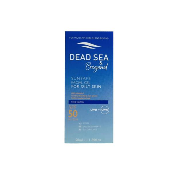 Dead Sea & Beyond Sunsafe SPF50 Sunscreen Cream for Oily Skin - Lightweight, UVA & UVB Protection - Sunscreen