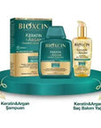 Bioxcin Keratin Argan Hair Care Set - Repairs & Nourishes Damaged Hair with Keratin & Argan Oil Bioxcin Keratin Argan Hair Care Set for Damaged Hair Keratin Hair Care, Argan Oil Hair Repair, Damaged Hair Treatment, Nourishing Shampoo, Hair Oil for Dry Hair, Hair Care Set, Bioxcin, Keratin Shampoo, Argan Oil Hair Care, Hair Repair Products, Healthy Hair Solutions