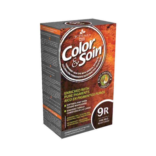 Color&amp;Soin Natural Fire Red Hair Dye - Ammonia-Free, Paraben-Free, Plant-Based Hair Color Color&amp;Soin Fire Red Hair Dye - Natural &amp; Gentle Natural hair dye, Ammonia-free hair color, Paraben-free hair dye, Plant-based hair dye, Fire Red hair color, Gentle hair dye, Nourishing hair color, Healthy hair dye, Color&amp;Soin, Hair care, Natural hair care, Chemical-free hair dye