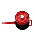 LAVA Cast Iron Sauce Pan - 18 cm, Enamel Coated, Durable Cookware for Home Cooks