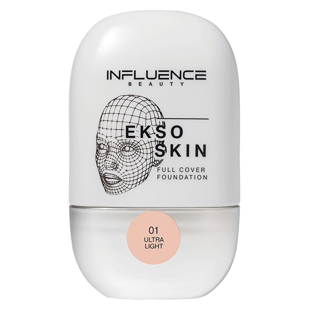 Influence Beauty Ekso Skin Full Cover Foundation 01 Alabaster 30ml
