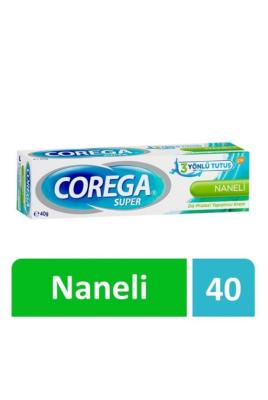 Corega Super Ultra Krem Dental Adhesive Cream - Mint Flavored, Secure Fit, Comfortable Denture Adhesive for Denture Wearers (40g) - image 2