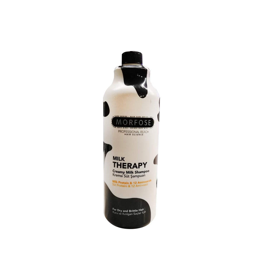 Morfose Milk Therapy Shampoo 1000ml - Nourishing Hair Care for Individuals Seeking Moisturized Locks Morfose Milk Therapy Shampoo 1000ml - Nourish Your Hair Milk Therapy Shampoo, Morfose Shampoo, Large Capacity Shampoo, Hair Care Products, 1000 ml Shampoo, Nourishing Shampoo, Moisturizing Hair Care, Hair Therapy, Morfose Hair Care, Shampoo for Dry Hair, Hydrating Shampoo