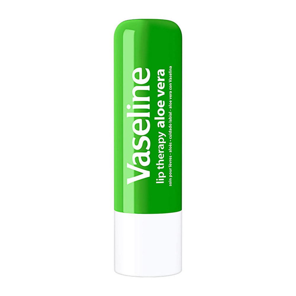Vaseline Aloe Vera Lip Care Balm - 48 Hour Moisturization for Dry, Chapped Lips - Lip Balm