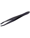 Solingen Slanted Tip Tweezers in Matte Black (1 pc)