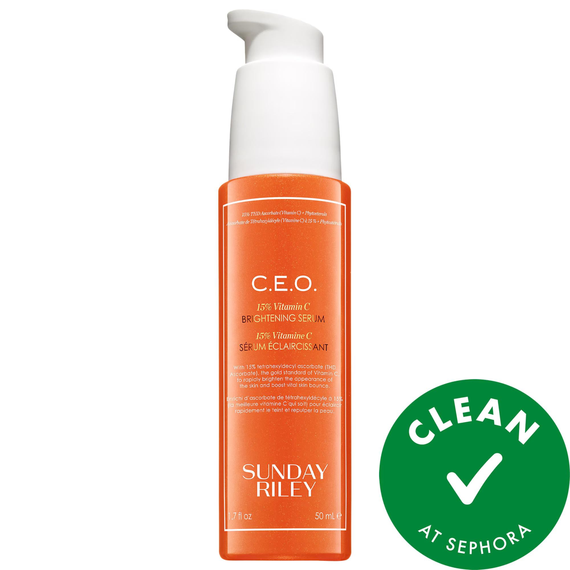 Drunk Elephant C.E.O. 15% Vitamin C Brightening Serum - Anti-aging, Dark Spot Correction, Clean Skincare C.E.O. 15% Vitamin C Brightening Serum - Anti-aging & Dark Spot Correction Vitamin C Serum, Brightening Serum, Anti-aging skincare, Dark spot correction, Fine line and wrinkle reduction, Clean skincare, Cruelty-free beauty products, Skincare for sensitive skin, Gluten-free cosmetics, Drunk Elephant, Serum, Facial serum, Brightening skincare, Anti-aging products, Dark spot treatment, Fine line reduction, 