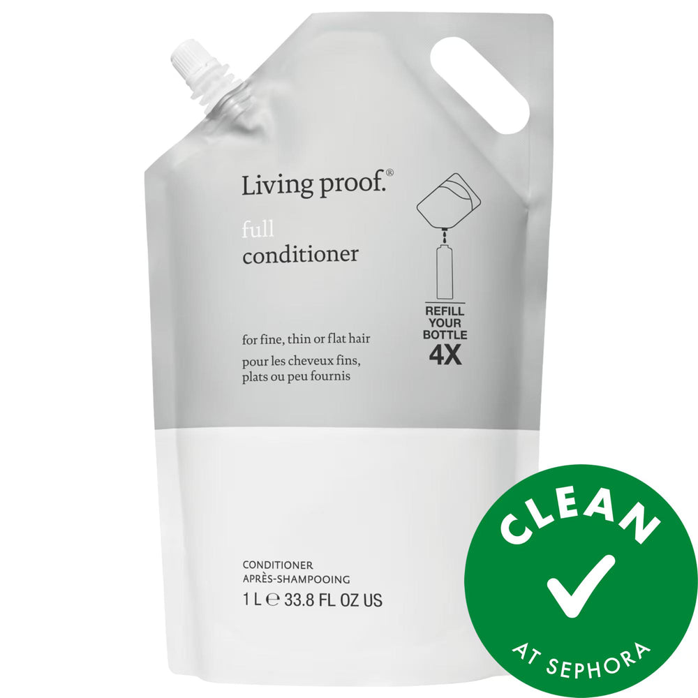 BrandX Full Volumizing Conditioner Refill Pouch - Silicone-Free, Color-Safe, Cruelty-Free Hair Conditioner for Fine Hair BrandX Volumizing Conditioner - Silicone-Free & Cruelty-Free volumizing conditioner, silicone-free hair care, fine hair products, color-safe conditioner, cruelty-free beauty products, Clean at Sephora, hair volumizer, conditioner for fine hair, ethical beauty products, Sili-CLONE™ HairTech, long-lasting volume, bouncy hair, soft hair, manageable hair, refill pouch, sustainable beauty, hai