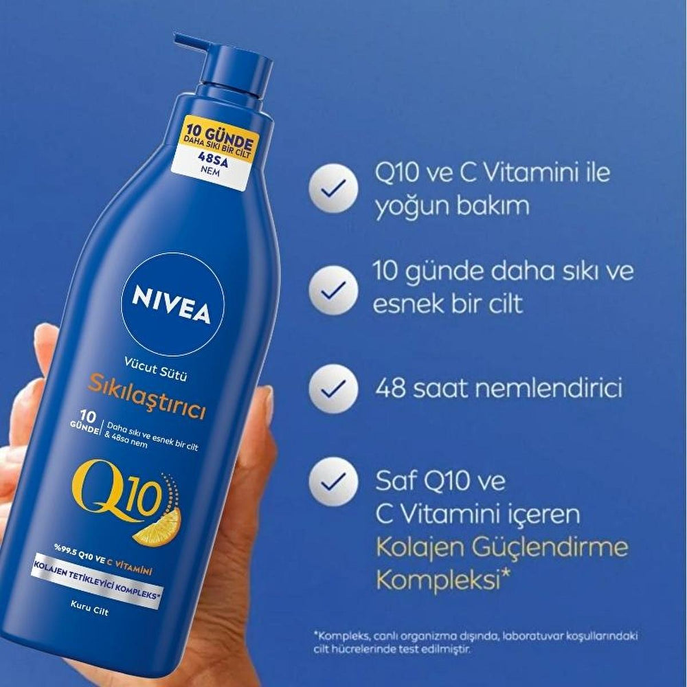 Nivea Q10 Firming Body Lotion - Intensive Moisturization & Firming Benefits for All Skin Types - view 4