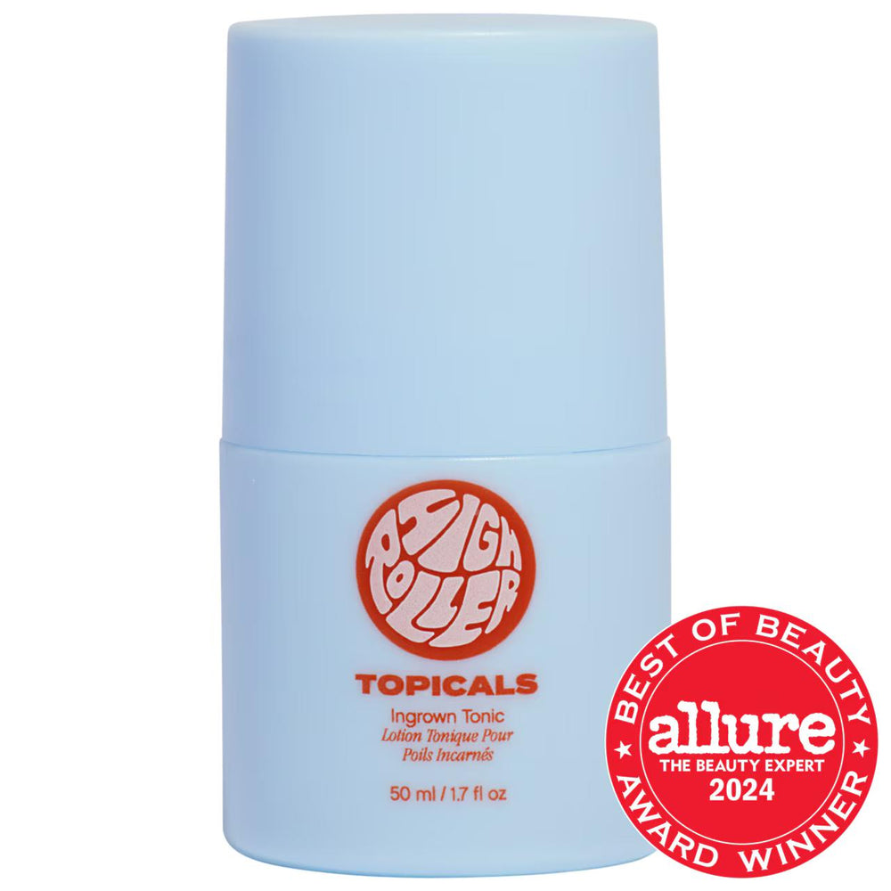High Roller - Ingrown Hair Serum with AHA & BHA for Sensitive Skin - Soothe Irritation, Reduce Bumps & Dark Spots - Vegan & Cruelty-Free Skincare Ingrown Hair Serum - Soothe & Prevent Bumps | High Roller ingrown hair serum, salicylic acid skincare, vegan skincare products, dermatologist-tested skincare, rollerball skincare applicator, sensitive skin care, razor burn relief, dark spot treatment, uneven texture correction, acne treatment, vegan skincare, cruelty-free skincare, liquid skincare serum, skincare 