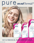 Veet Pure Wax Strips for Sensitive Skin - Hypoallergenic, Easy-Gelwax Technology for Legs & Body Hair Removal - view 6