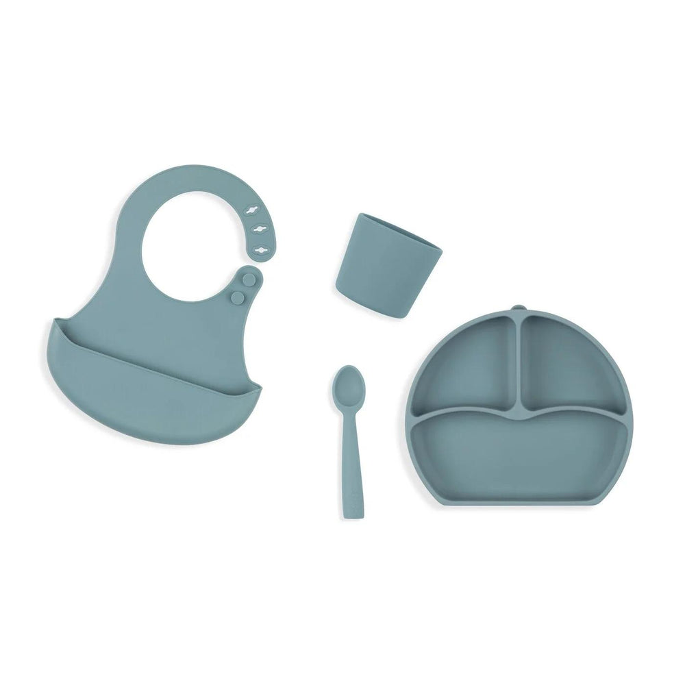 Babyjem Silicone Baby Feeding Set Mint for Self-Feeding