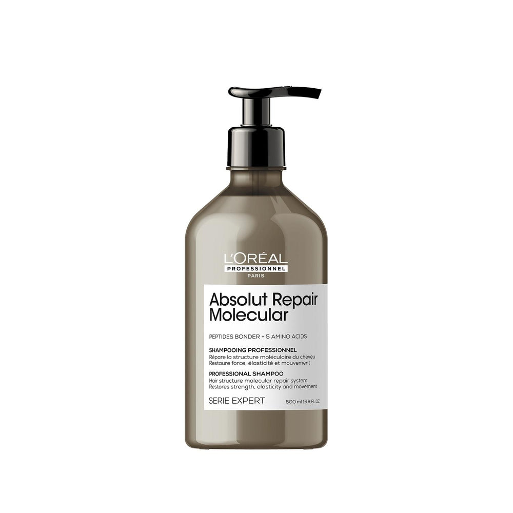 L'Oreal Professionnel Paris Serie Expert Absolut Repair Molecular Shampoo for Damaged Hair - 500ml - Shampoo
