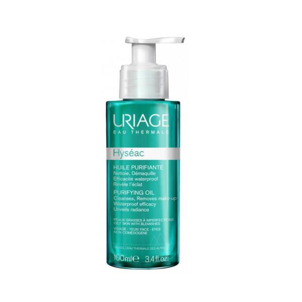 uriage hyseac purifying oil, gentle makeup remover with black seed oil Uriage Hyseac Purifying Oil - Gentle Makeup Remover | 3.4 fl oz Uriage Purifying Oil - Gentle Makeup Remover | 3.4 fl oz uriage, purifying-oil, gentle-makeup-remover, acne-prone-skin, oil-free, waterproof, facial-care, skincare, cleansing, ai-generated