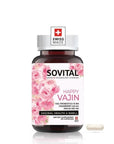 Sovital Happy Vajin: Cranberry Probiotic Capsules for Women's Vaginal & UTI Health - Support Vaginal Flora, Prevent UTIs, & Boost Immunity Sovital Happy Vajin: Cranberry Probiotic for UTI & Vaginal Health vaginal health supplement, cranberry probiotic capsules, UTI prevention supplement, probiotic supplement for women, inulin probiotic, Sovital Happy Vajin, women's health supplements, vaginal flora support, women's health, vaginal health, UTI prevention, probiotics, cranberry extract, inulin, vitamin C, die