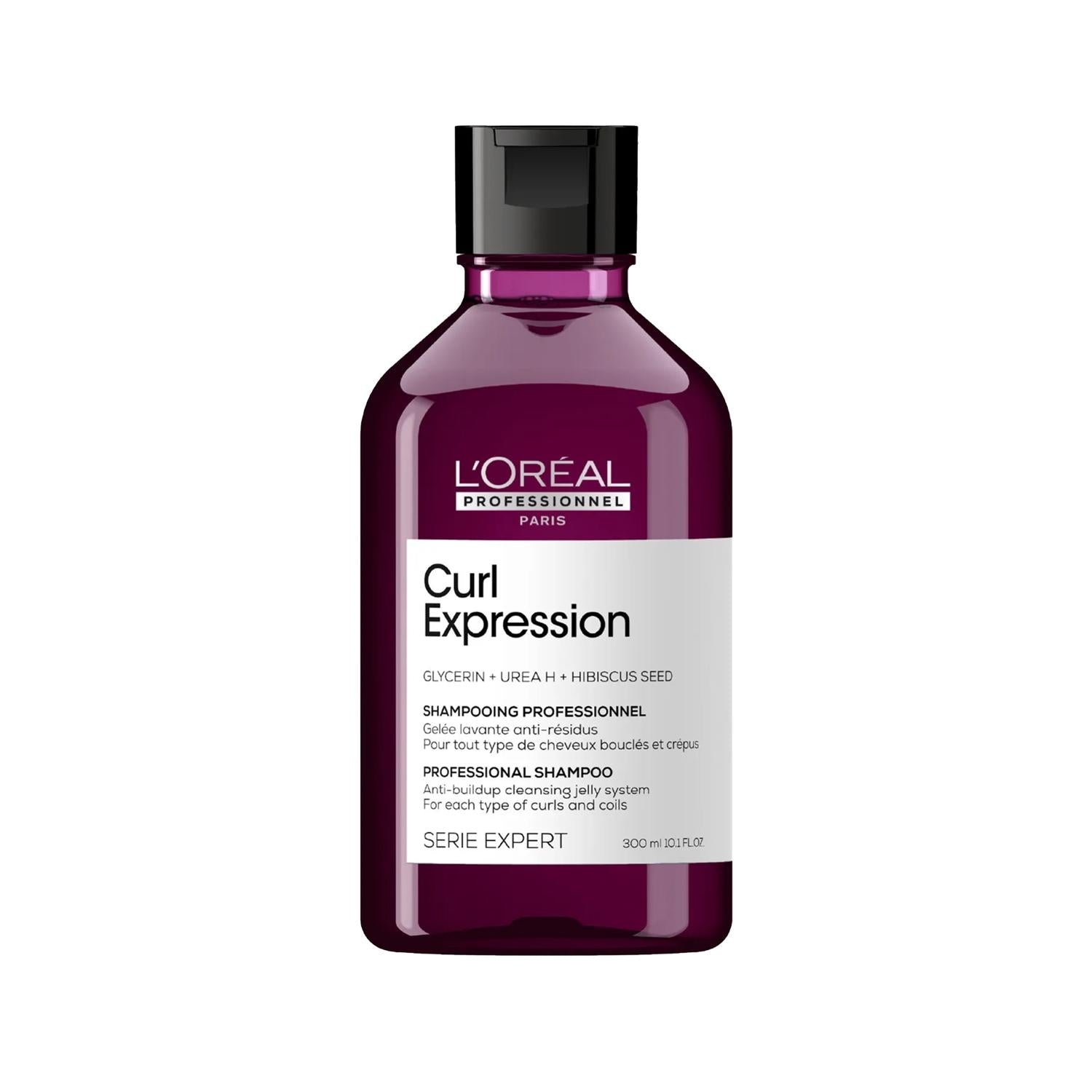 L'Oreal Professionnel Paris Serie Expert Curl Expression Shampoo for Curly Hair - Anti-Residue, 300ml L'Oreal Curl Expression Shampoo - Anti-Residue for Curly Hair curly hair shampoo, anti-residue shampoo, L'Oreal Professionnel Paris, Serie Expert Curl Expression, professional hair care products, curly hair care, hair cleansing, product buildup prevention, salon quality shampoo