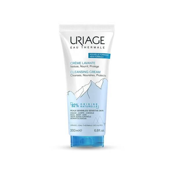 uriage-cleansing-cream-200ml-bottle, uriage-soap-free-cleansing-cream-application Uriage Cleansing Cream - Gentle Soap-Free Cleanser | 200ml Uriage Cleansing Cream 200ml - Gentle Formula uriage, cleansing-cream, gentle-cleanser, sensitive-skin, baby-care, hypoallergenic, body-wash, face-cleanser, hair-care, ai-generated