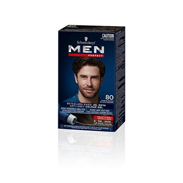 Men Perfect Coffee Black Hair Dye - 100% Natural Look, Quick 5-Minute Application Men's Coffee Black Hair Dye - Quick & Natural Men's hair dye, Coffee Black hair color, Natural looking hair dye, Quick hair coloring, Gel hair dye for men, Hair coloring for men, Easy hair dye, Natural hair color, Men's grooming, Hair care products