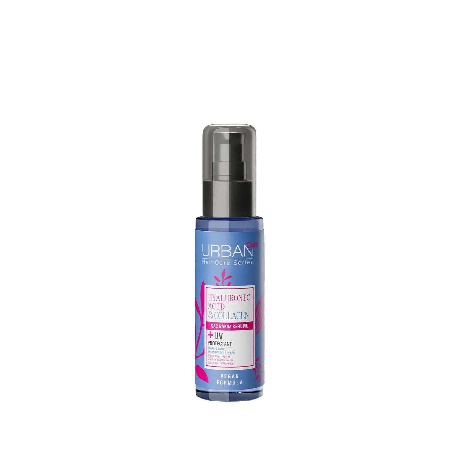 URBAN Care Hyaluronic Acid & Collagen Hair Care Serum for Dry & Damaged Hair - 2.54 fl oz URBAN Care Hyaluronic Acid Hair Serum for Dry Hair Hair Care Serum, Hyaluronic Acid Hair Serum, Collagen Hair Care, Dry Hair Treatment, Damaged Hair Repair, Hair Nourishment, Hair Repair, Hair Moisturizer, Hair Health, Hair Care Routine