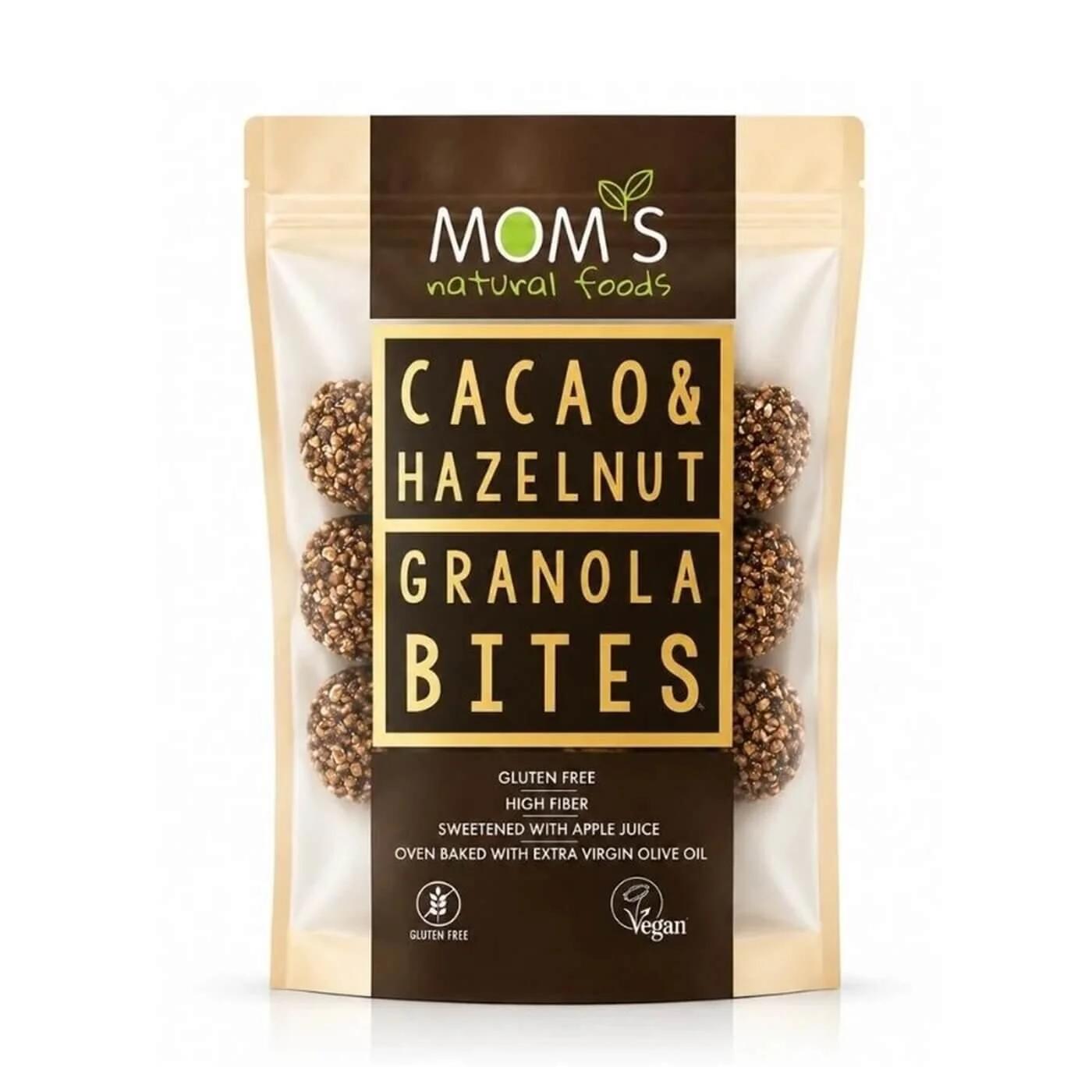 Moms Granola Gluten-Free Cocoa Hazelnut Snack Bites 40g