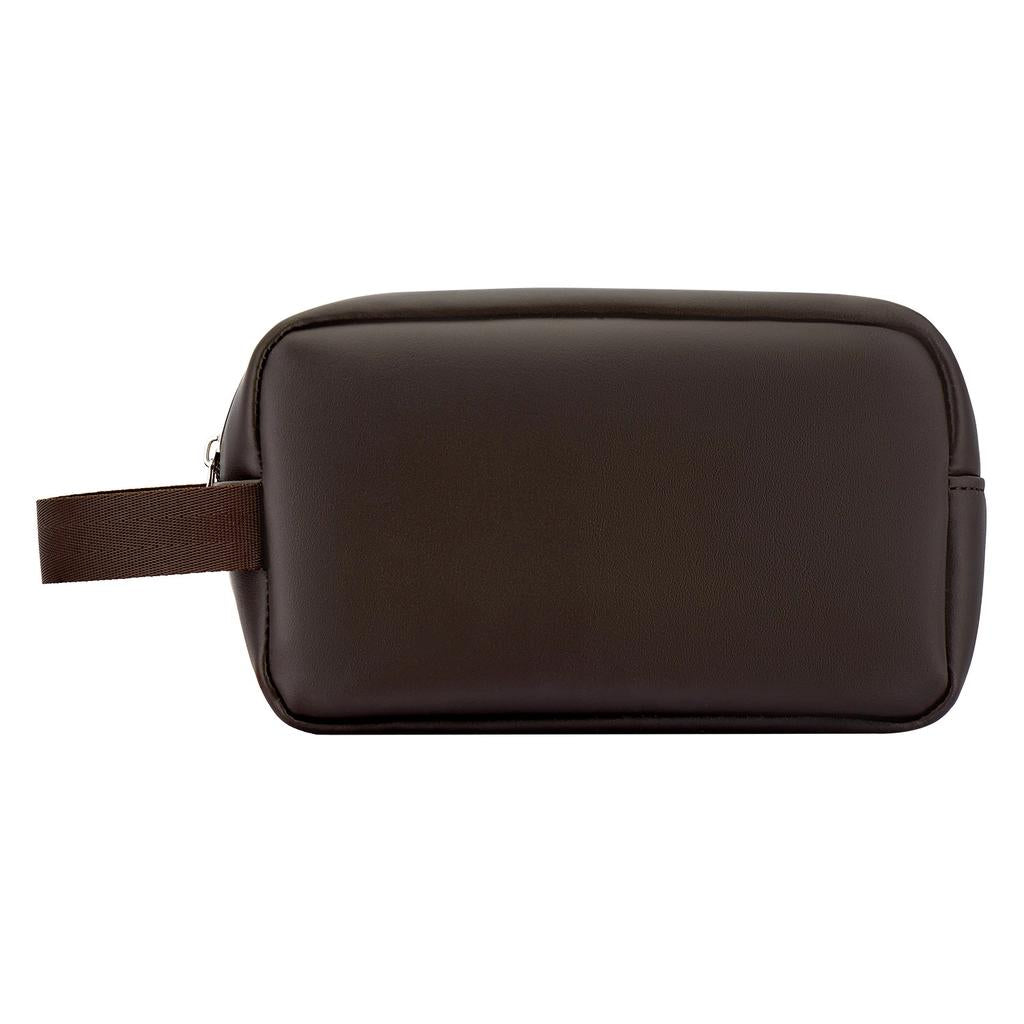 Eklips Brown Men's Grooming Bag for Travel