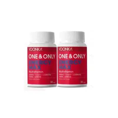 Voonka One Only Energy Max: Boost Energy, Support Immunity, and Reduce Fatigue with Vitamin B Complex & Ginseng - 32 Tablets Voonka Energy Max: Boost Energy & Immune Support - Multivitamin Energy Supplement, Multivitamin, Vitamin B complex, Immune Support, Energy Booster, Dietary Supplement, Ginseng supplement, Coenzyme Q10 supplement, L-Carnitine supplement, Taurine supplement, Energy, Fatigue, Focus, Alertness, B Vitamins, Selenium, Zinc, Copper, Vitamin D, Vitamin C, Adults, Dietary supplement, Vitamins,