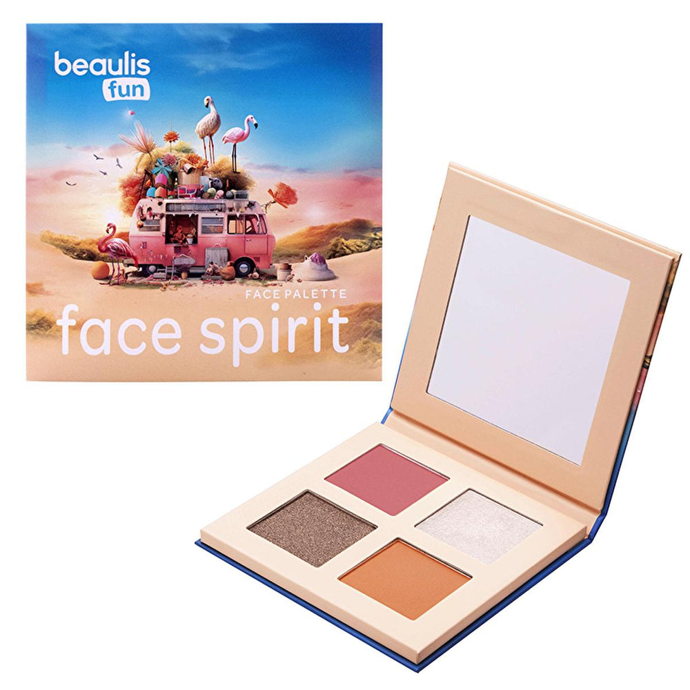Beaulis Makeup Palette - Fun Face Spirit 903 Luminous Play for Enhanced Facial Features - Blush