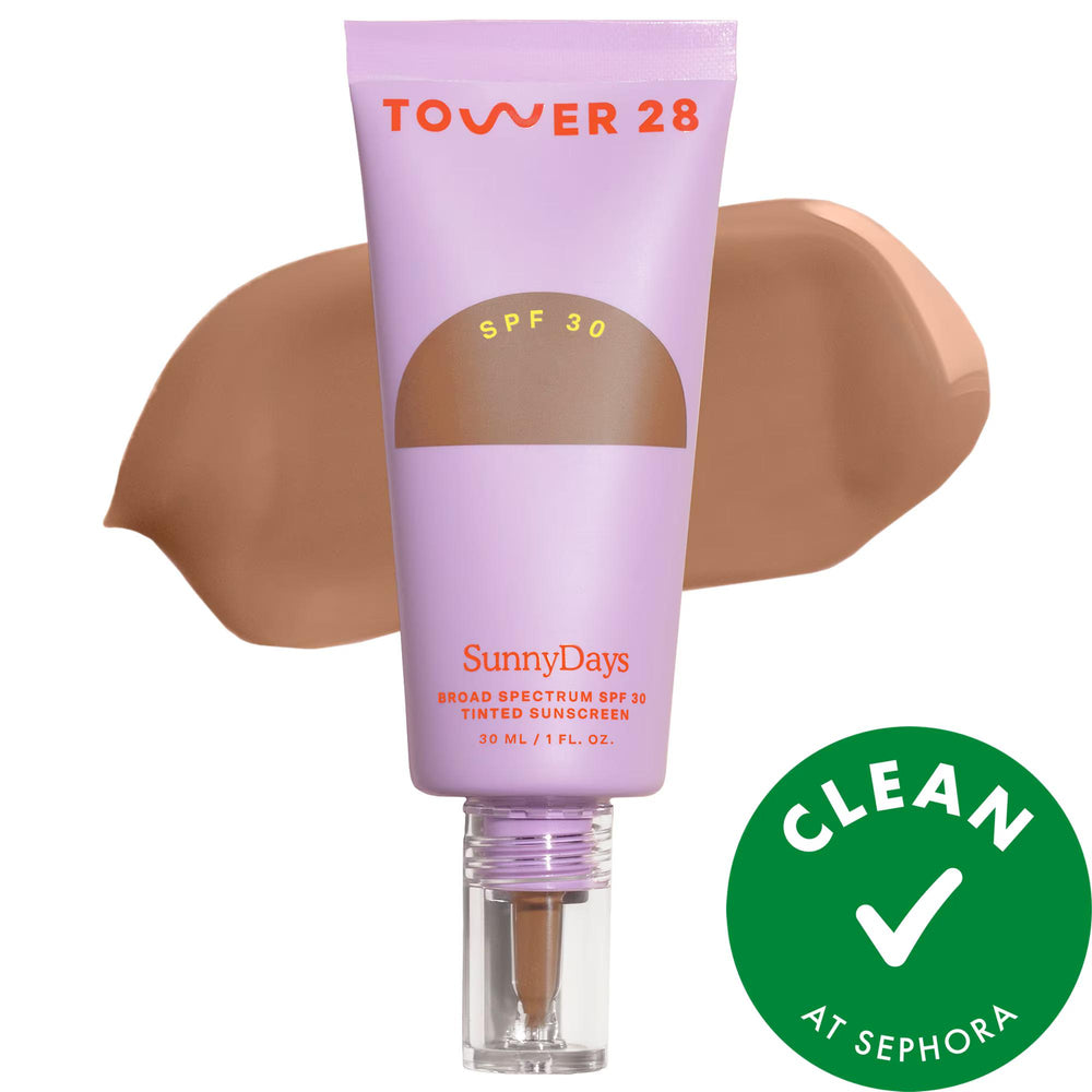 SunnyDays SPF 30 Tinted Sunscreen Foundation - Natural Finish, Vegan & Cruelty-Free SunnyDays SPF 30 Tinted Foundation - Vegan & Cruelty-Free mineral sunscreen, tinted foundation, SPF 30, vegan cosmetics, gluten-free makeup, cruelty-free beauty products, natural finish foundation, sensitive skin sunscreen, makeup, face makeup, foundation, vegan beauty, cruelty-free makeup, natural sunscreen, sun protection, skincare makeup, daily sunscreen, blue light protection
