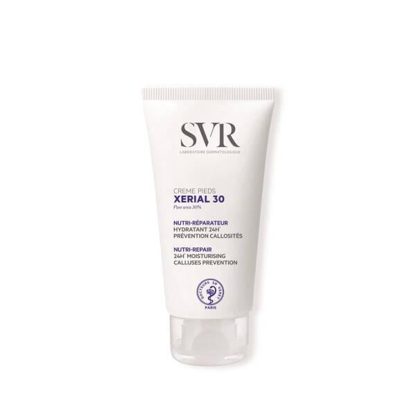 SVR Creme Pieds Xerial 30 - Intensive Foot Cream for Dry Feet with 30% Urea, Moisturizing & Soothing, 1.69 fl oz - Foot Cream