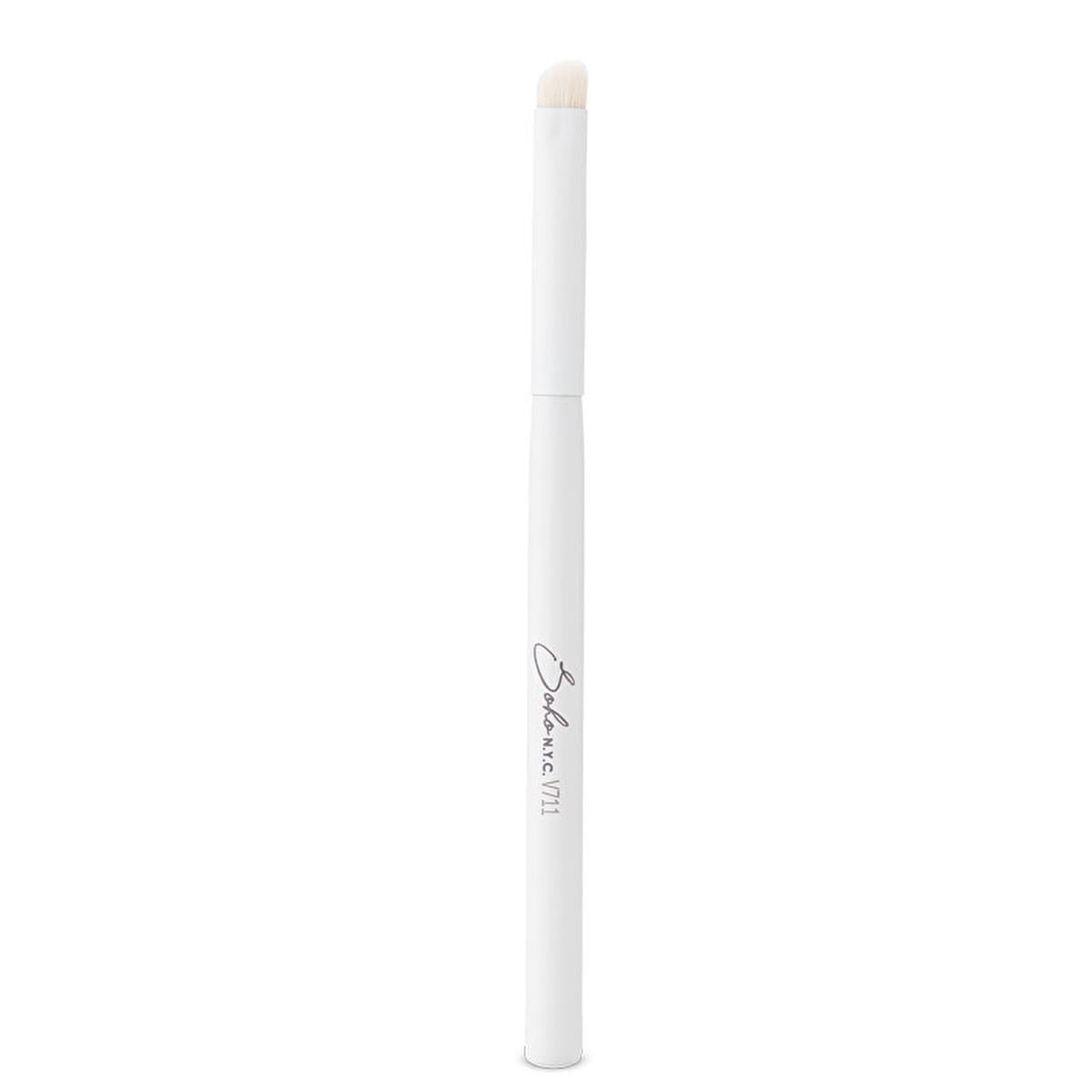Soho N.Y.C. Vegan Açılı Detay Makyaj Fırçası V711 - Angled Makeup Brush for Precise Application, Eco-Friendly & Cruelty-Free Soho N.Y.C. Vegan Makeup Brush - Eco-Friendly & Precise Vegan makeup brush, Angled makeup brush, Eco-friendly cosmetics, Synthetic bristle brush, Sustainable beauty tools, Cruelty-free makeup, Precise makeup application, Makeup for small areas, Eco-conscious beauty products, Makeup brushes, Vegan beauty products, Responsibly sourced packaging