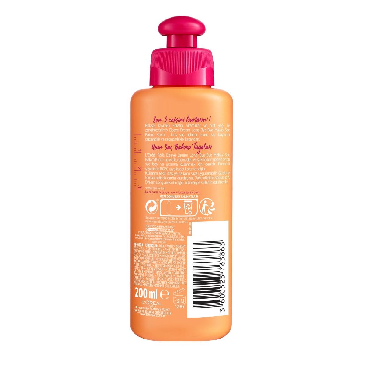 Loreal Paris Elseve Dream Long Hair Care Cream - Repairs Damaged Hair, Nourishes and Strengthens - 6.76 fl oz Loreal Paris Elseve Dream Long Hair Cream - Repair & Nourish hair care cream, repair damaged hair, Loreal Paris Elseve, Dream Long hair care, hair nourishment, long hair care, damaged hair repair, hair strengthening, heat protection, argan oil hair care, keratin hair treatment, hair growth promotion
