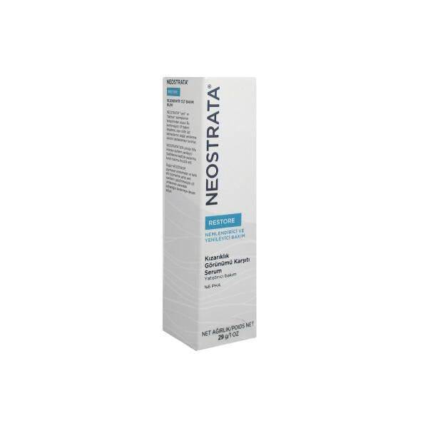 neostrata restore redness reducing serum 29g front view, neostrata restore redness reducing serum 29g side view, neostrata restore redness reducing serum 29g ingredients Neostrata Restore Redness Reducing Serum - 29g Neostrata Restore Serum - Redness Reducing | 29g neostrata, redness-reducing-serum, skin-care, soothing, hydrating, PHA, sensitive-skin, anti-aging, moisturizer, ai-generated