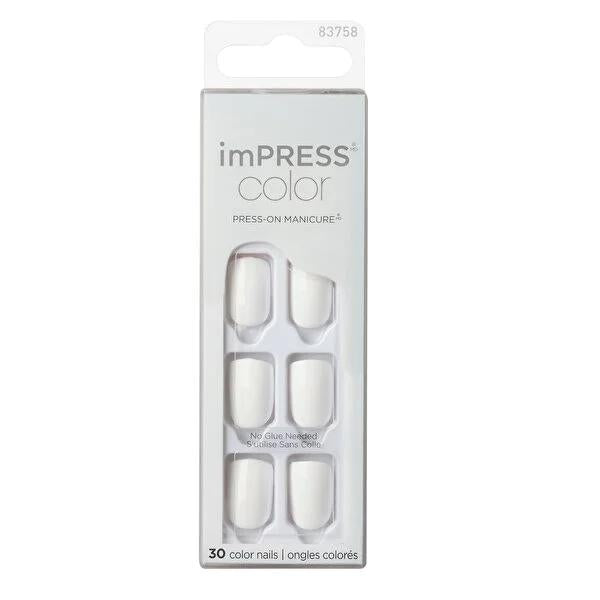 Impress Color Self-Adhesive Press-On Nails - Short Frosting Style, Easy Application, Long-Lasting Beauty Solution Impress Color Press-On Nails - Easy & Long-Lasting press-on nails, fake nails, DIY nail kit, short frosting nails, self-adhesive nails, temporary nail solution, nail beauty products, beauty, nail care, cosmetics, fashion nails, nail art, easy nail solution, long-lasting nails