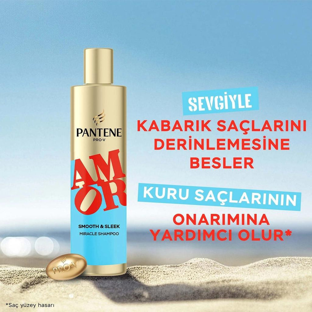 Pantene Amor Düz ve Pürüzsüz Mucize Shampoo 250 ml