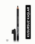 Flormar Eyebrow Pencil - Natural, Long-Lasting Eyebrow Makeup with Built-in Brush - view 4