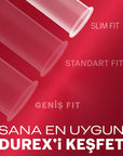 Durex Slim Fit Condoms - Lubricated, Safe Sex Products for Enhanced Sensitivity - 16 Count - view 2