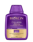 Bioxcin Collagen Biotin Volumizing Shampoo: Strengthens, Repairs & Promotes Hair Growth - Paraben & Silicone Free - 300ml Bioxcin Collagen Biotin Shampoo: Volumize & Strengthen Hair Collagen Biotin Shampoo, Hair volumizing shampoo, Hair strengthening shampoo, Biotin shampoo for hair growth, Paraben free shampoo, Silicone free shampoo, Amino acid shampoo, Shampoo for thinning hair, collagen, biotin, amino acids, hair volume, hair growth, hair thickness, paraben-free, silicone-free, hair care, hair repair, he