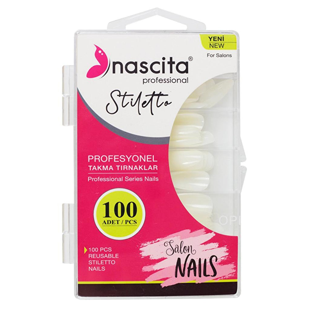 Nascita Stiletto False Nails Set 100 Pieces