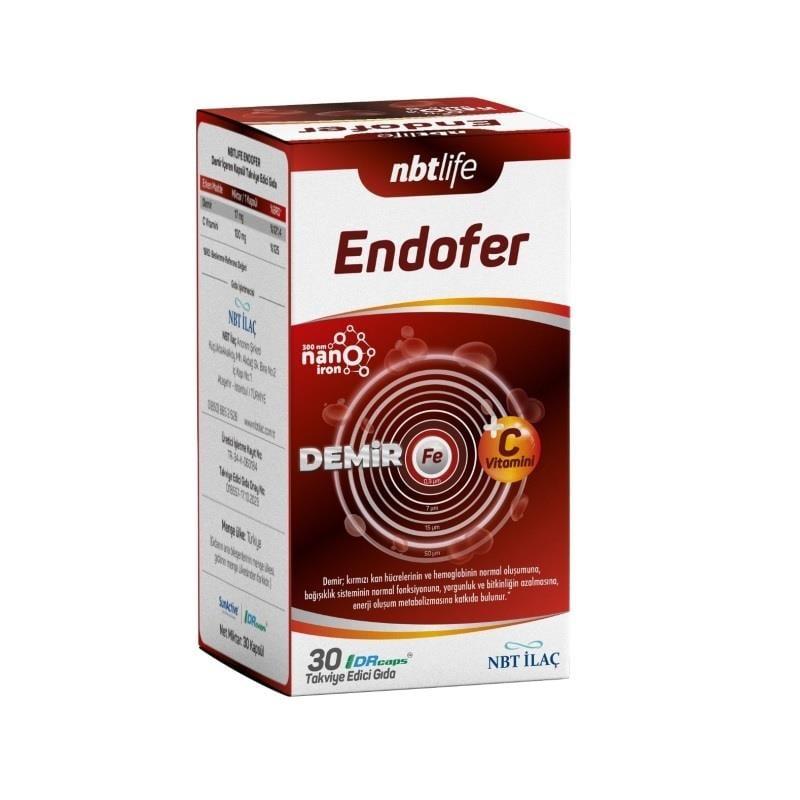 Nbtlife Endofer: Iron & Vitamin C Supplement - Boost Energy, Enhance Absorption, Vegan Friendly - 30 Capsules - image 2