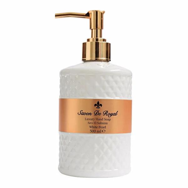 Savon De Royal Vegan Liquid Hand Soap with Musk and Vanilla Fragrance - Moisturizing, pH Balanced, 16.91 fl oz Savon De Royal Vegan Hand Soap - Moisturizing & pH Balanced vegan hand soap, liquid soap, fragranced hand soap, moisturizing hand soap, alcohol-free hand soap, paraben-free hand soap, cruelty-free hand care, ethical beauty products, luxurious hand soap, musk and vanilla fragrance, pH balanced soap, gentle hand soap, soft hands, cruelty-free beauty, clean beauty products, hand care routine, vegan be