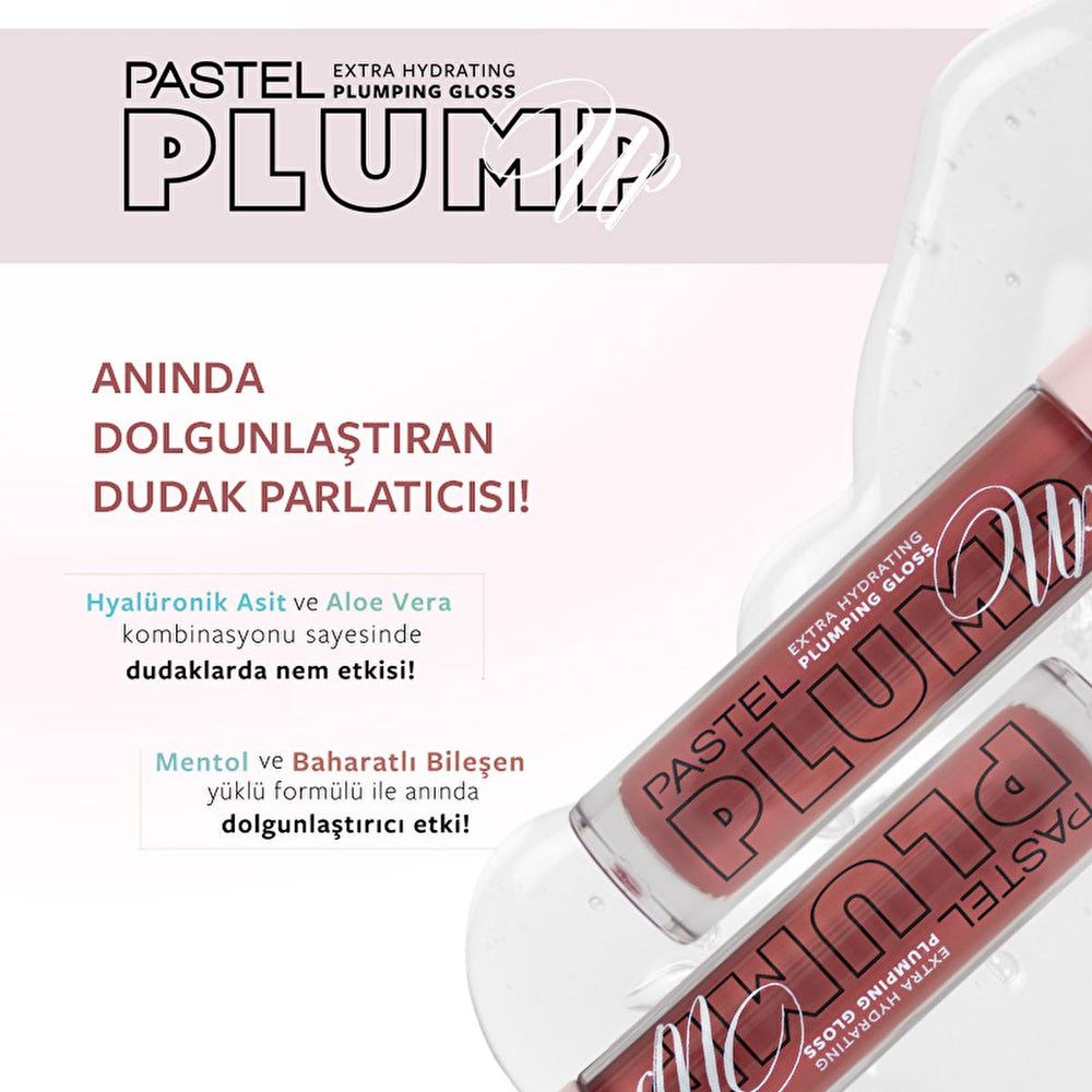 Pastel Profashion Plump Up Extra Hydrating Plumping Gloss 212 - Hydrating Lip Gloss, Vegan Lip Care, Cruelty-Free - view 9