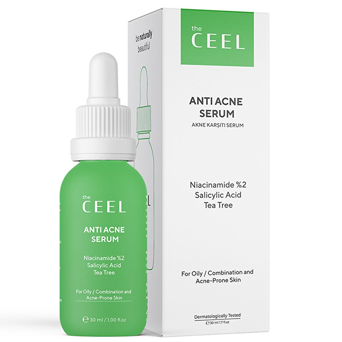 The Ceel Acne-Fighting Serum - Salicylic Acid & Tea Tree Oil for Clearer Skin The Ceel Acne Serum - Salicylic Acid & Tea Tree Oil acne-fighting serum, sivilce karşıtı serum, salicylic acid skincare, tea tree oil benefits, natural antiseptic skincare, acne treatment, skincare for sensitive skin, acne prone skin, clearer skin, skincare routine, natural skincare, serum for acne