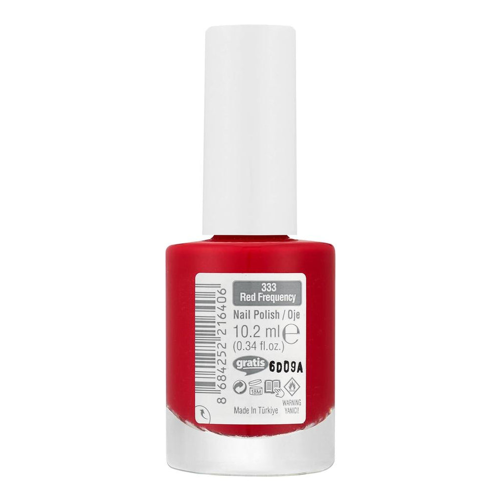 Beaulis Aura Nail Polish 333 Red Frequency 8ml